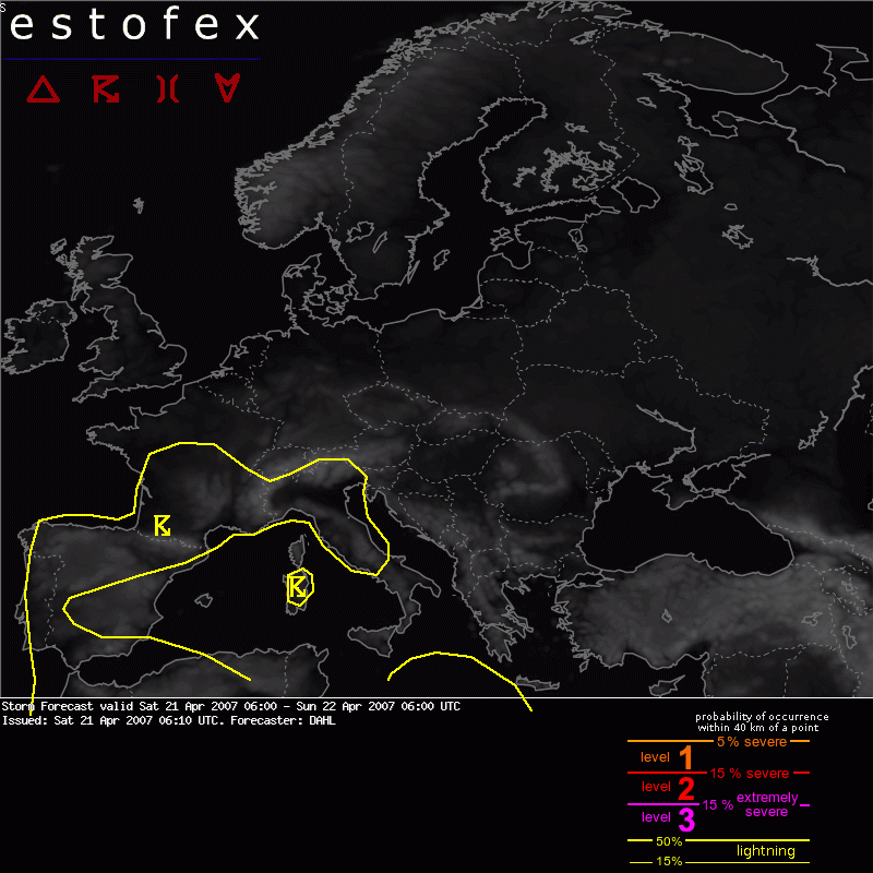 ESTOFEX_skriskprognoser_fr_Europa