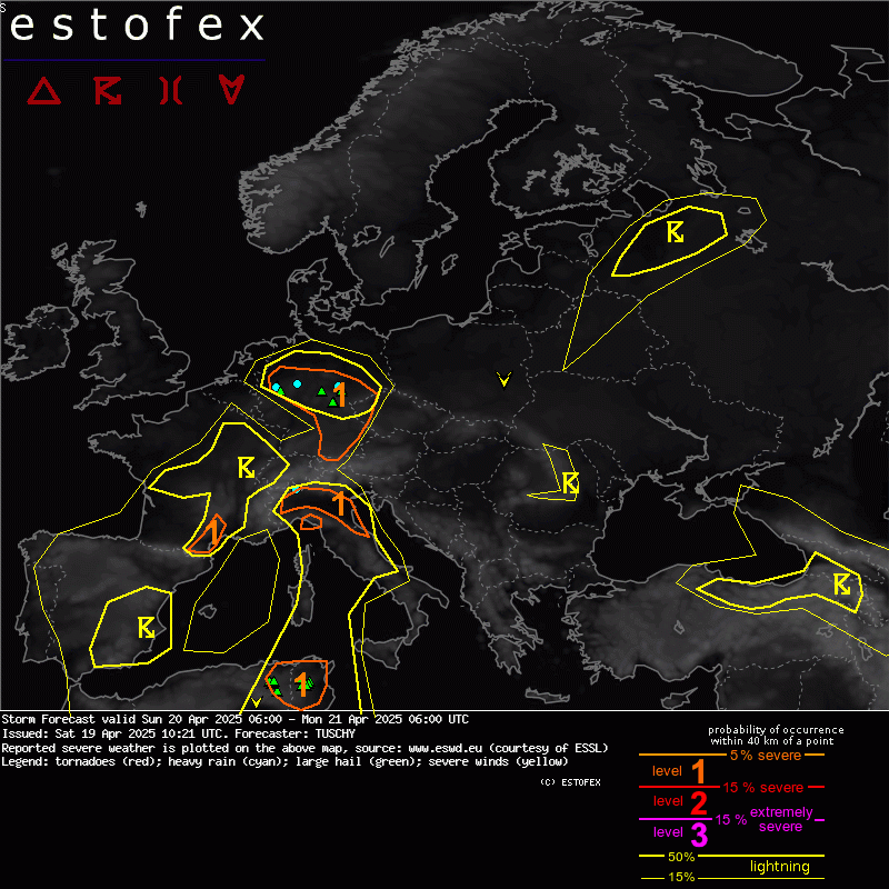 Prognoza meteo - Europa